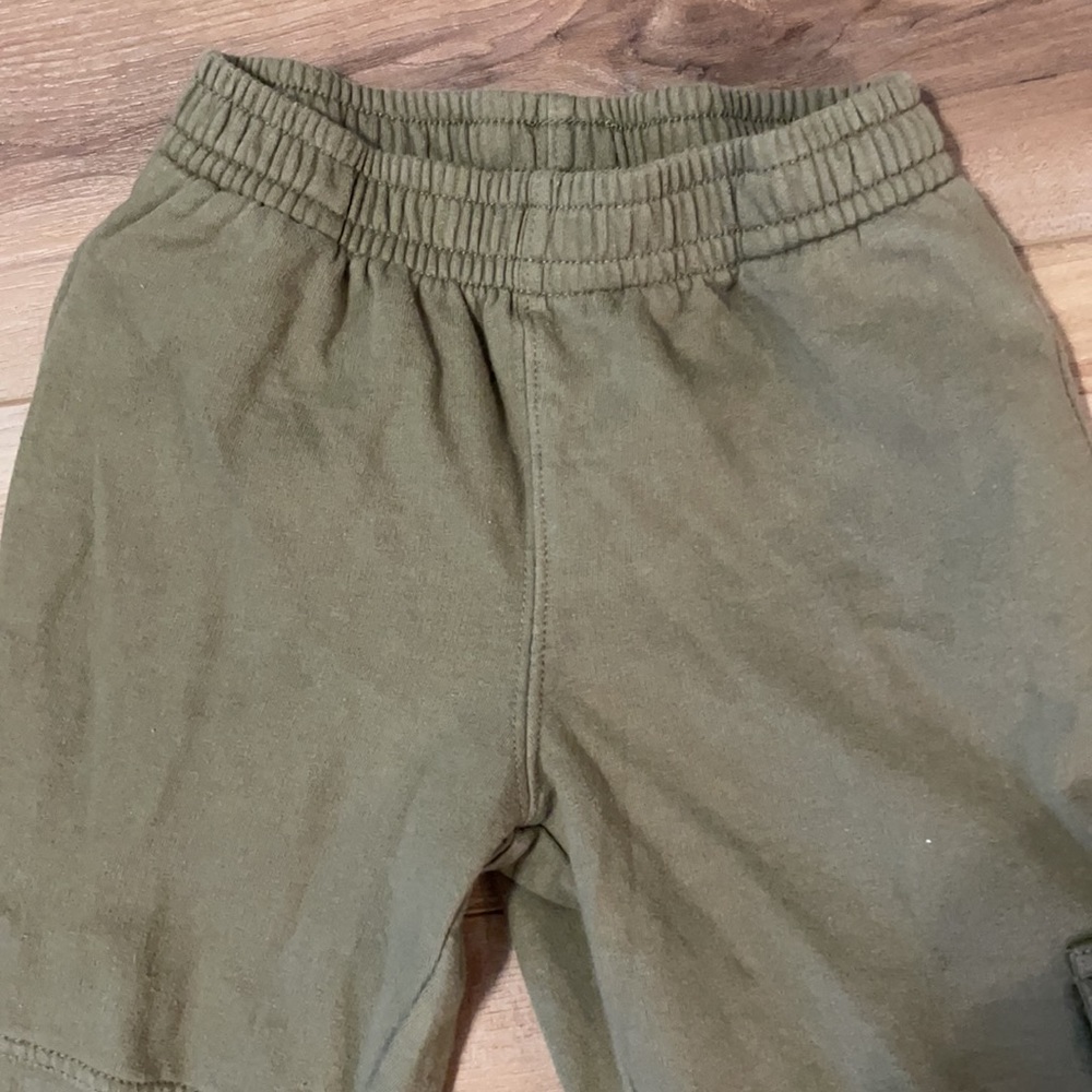 Gymboree cargo sweatpants green joggers twin preschool boys size 4 - Picture 3 of 16
